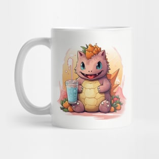 Cute Godzilla and drinking water Mug